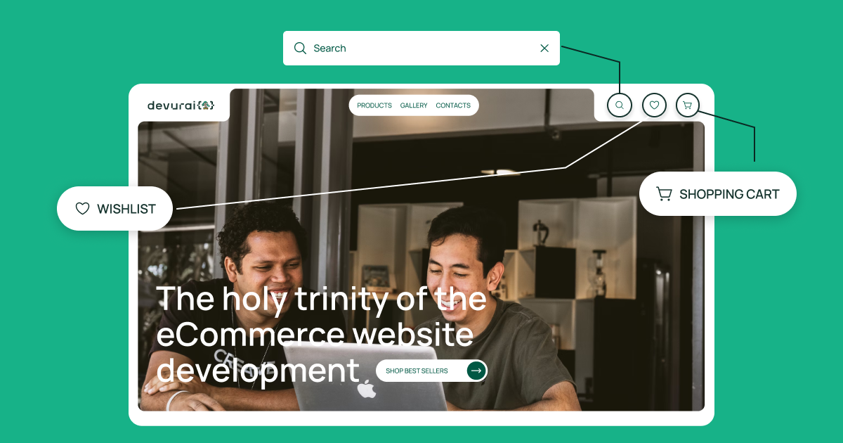 The holy trinity of the eCommerce website development