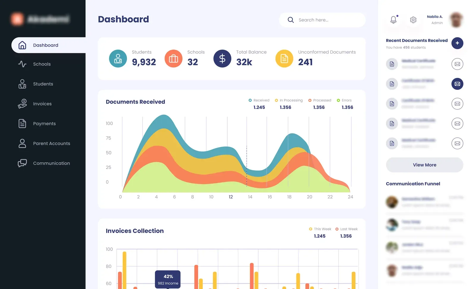School Management Software Project Illustration