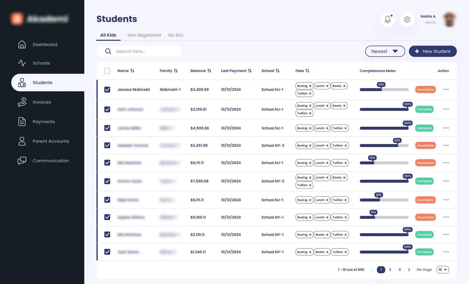 School Management Software Project Illustration