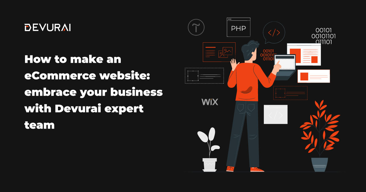 How to make an ecommerce website with devui expert team.