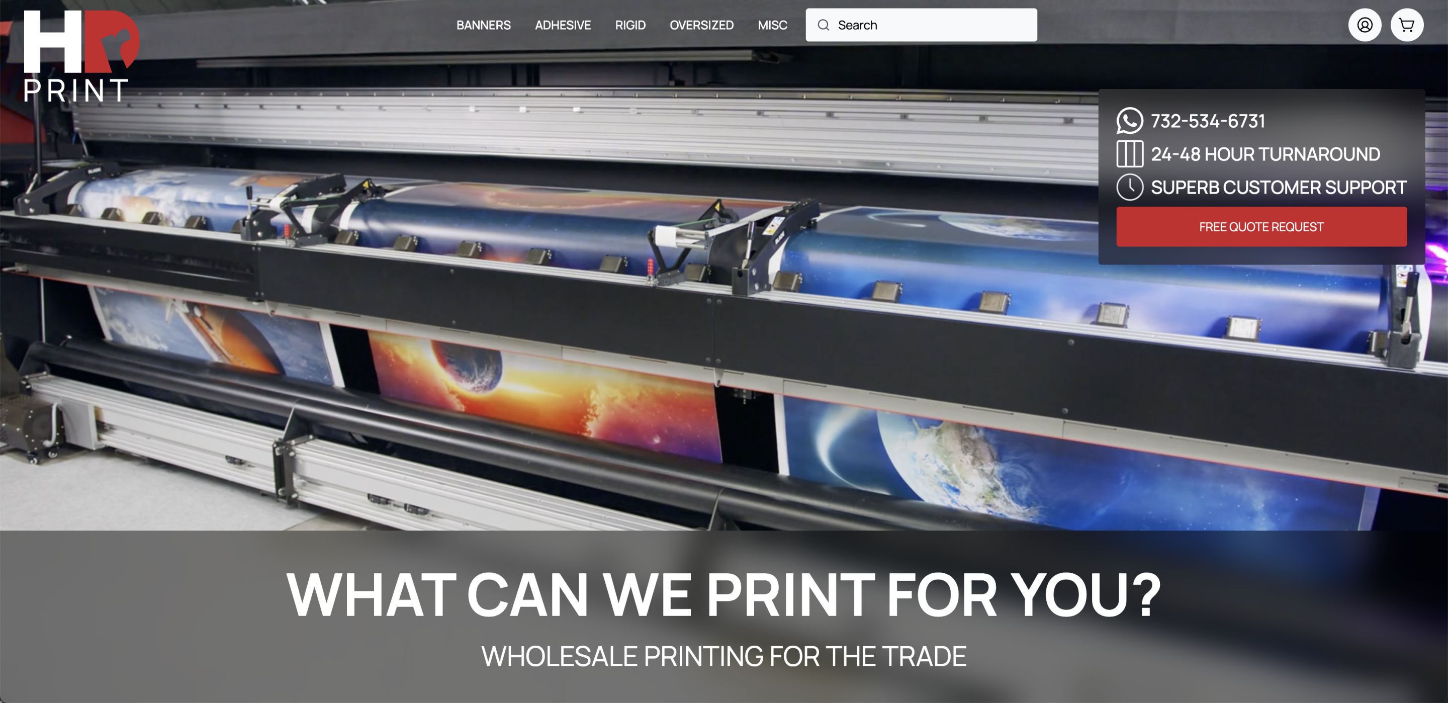 HDRPrint_Custom Printing Project Illustration