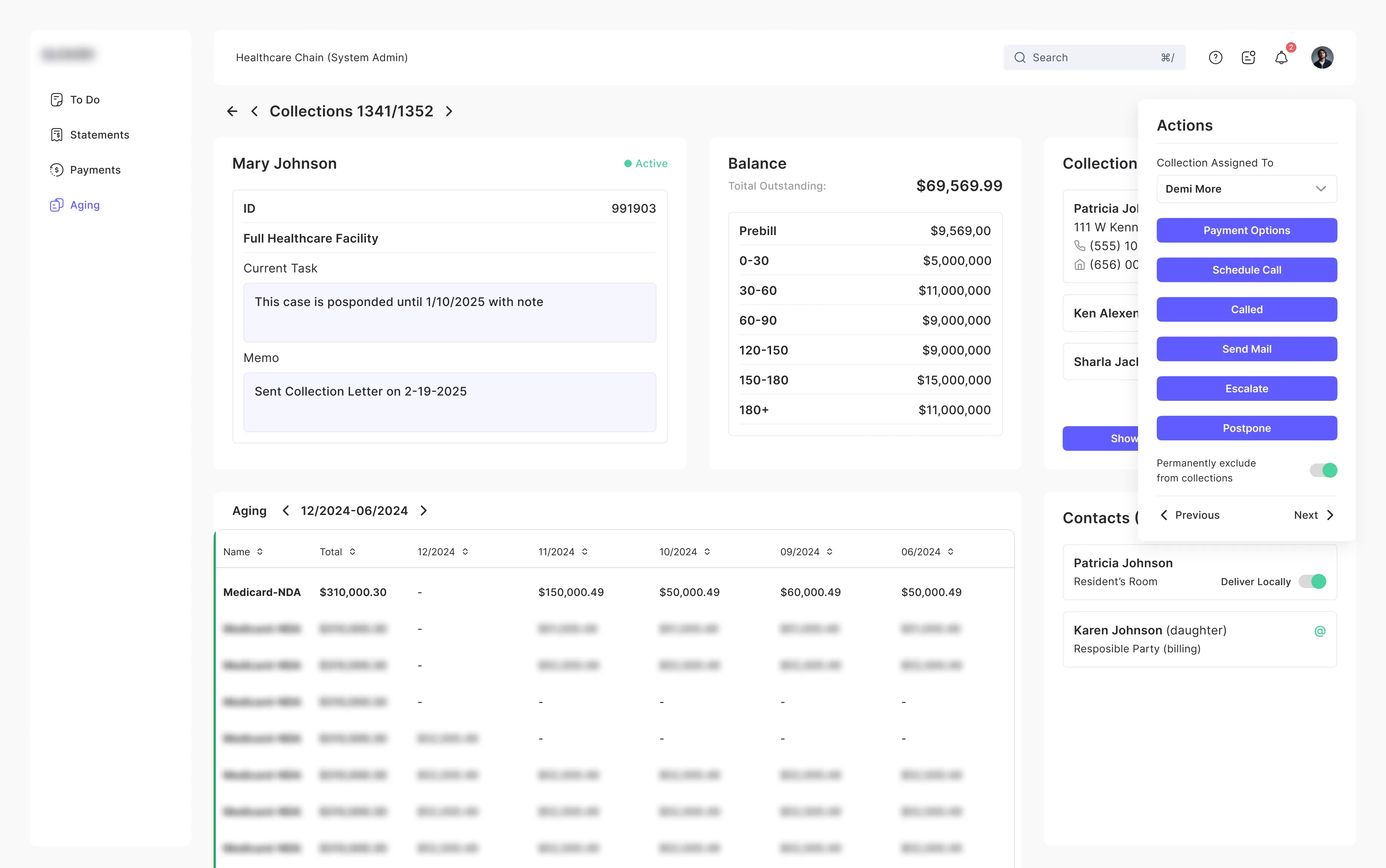 Healthcare Financial Management Web Application Project Illustration