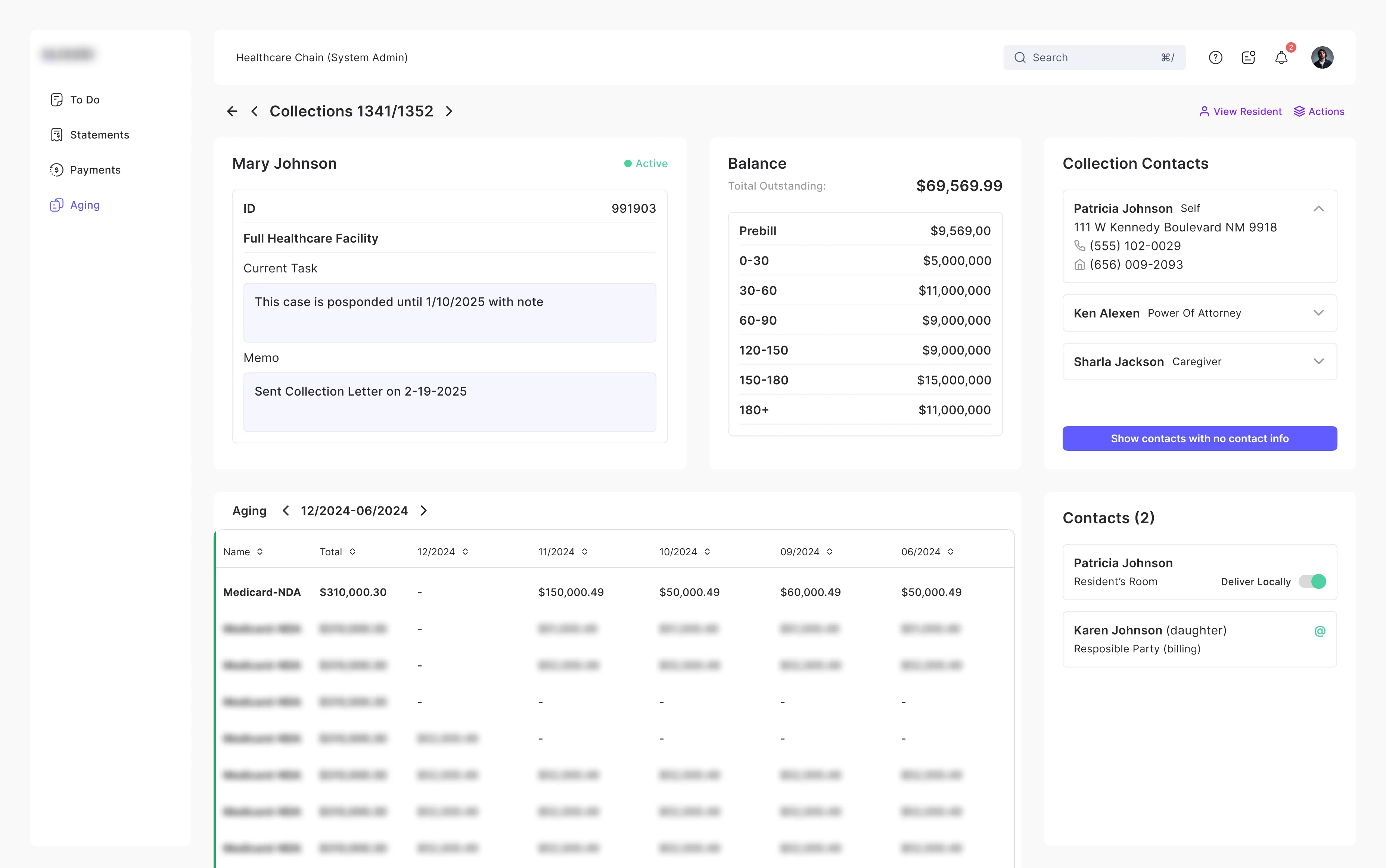 Healthcare Financial Management Web Application Project Illustration