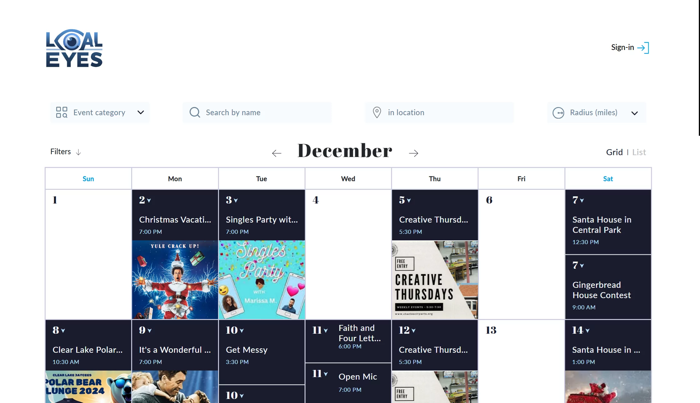 Local Eyes Event Project Illustration - from concept to deployment