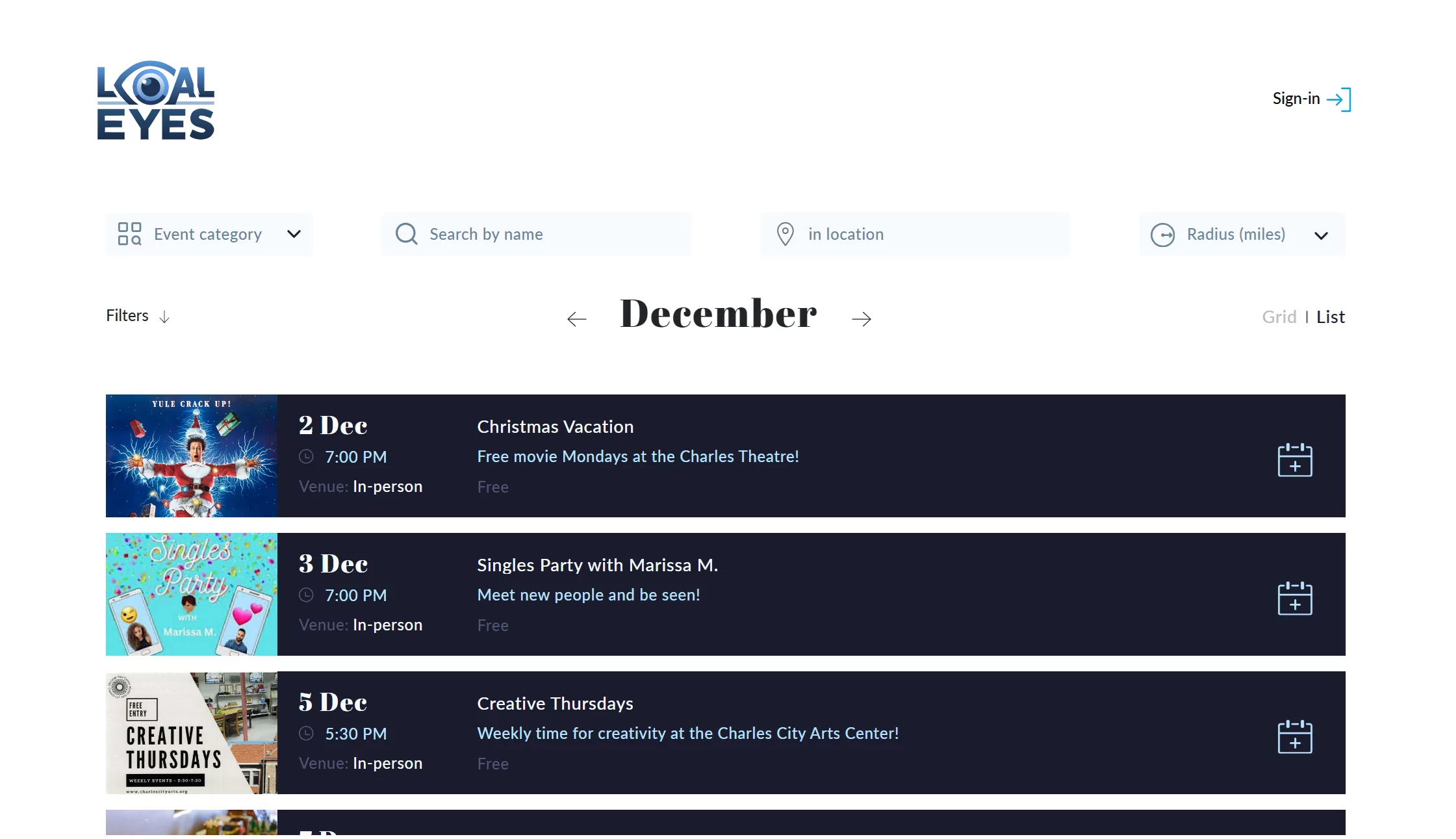 Local Eyes Event Project Illustration - from concept to deployment