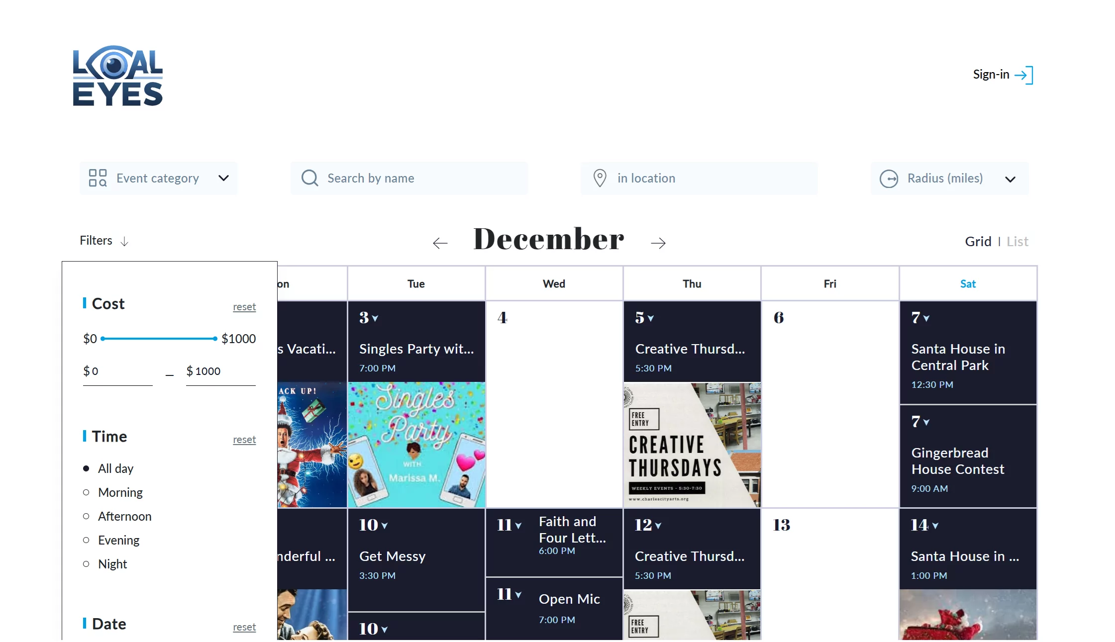 Local Eyes Event Project Illustration - from concept to deployment