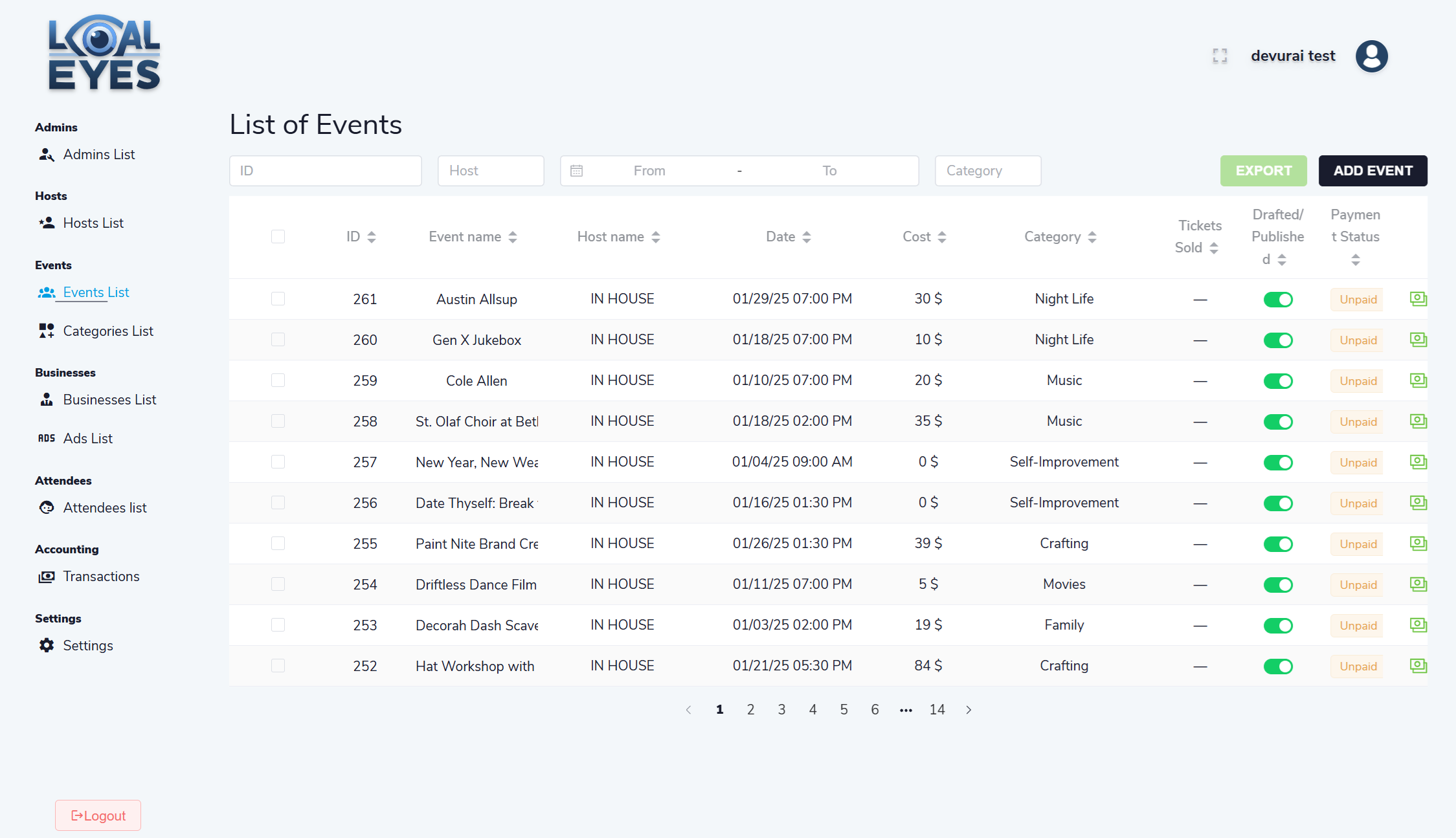 Local Eyes Event Project Illustration - from concept to deployment