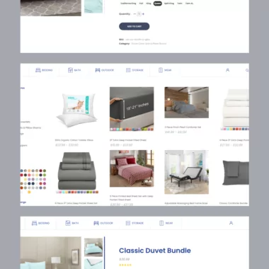 NestlBedding: WordPress-Powered E-commerce Website